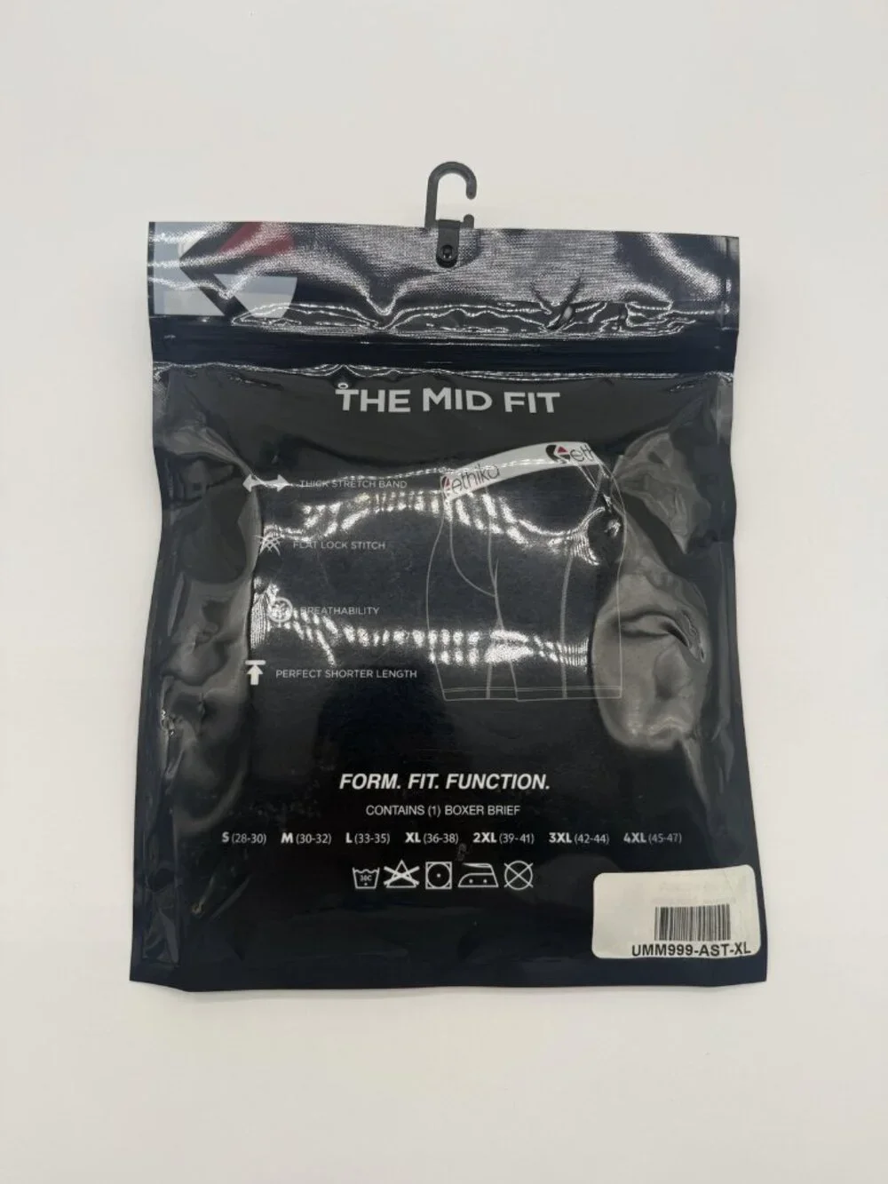 New Ethika The Mid Fit Boxer Briefs Men's Size XL Camo Stretch Underwear
